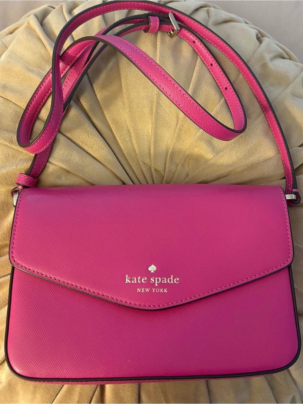 kate spade Hot Pink Leather Crossbody Bag